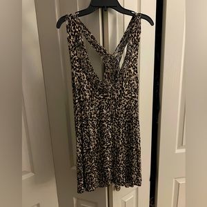 Maurice’s cheetah print shirt size XL